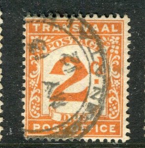 TRANSVAAL; 1907 early Postage Due issue fine used 2d. value