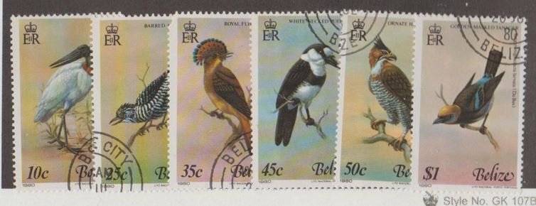 Belize Scott #500a-500f Stamp - Used Set