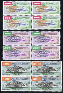 Guinea Stamps MNH XF Double Overprint