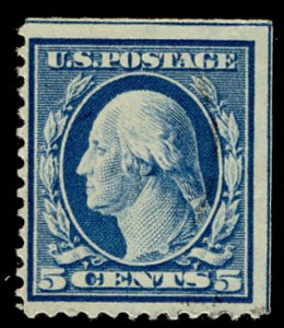 US #378 VF mint,  corner sheet margin,  super fresh color, no gum,  NICE!  