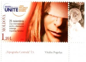 MOLDOVA 2020-12 Human Rights: Stop Violence against Women. CORNER, MNH