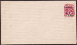 TRANSVAAL Wolmaransstad: 1900 Unused envelope bearing 1d rose-red - 36853