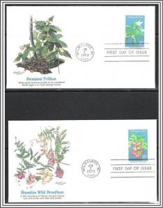 US #1783-1786 Fleetwood FDC Endangered Flora