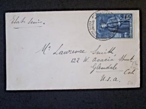 Belgium 1930 Cover w/ 1.75Fr Issue and Philatelic Expo Cancel - Z4829
