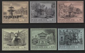 VATICAN CITY,  573-578  MNH  SET