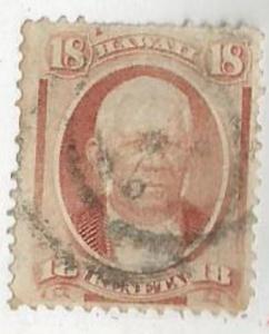 U.S. Scott #34 Hawaii Stamp - Used Single