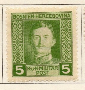 Bosnia Herzegovina 1917 Early Issue Fine Mint Hinged 5h. 113412