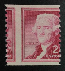 MOMEN: US STAMPS #2c VAR. MISPERF MINT OG NH LOT #52969