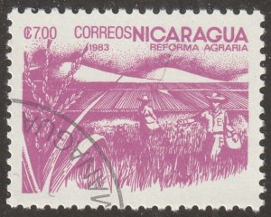 Nicaragua, stamp, Scott# 1303, used, single stamp, #1303