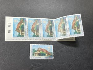 THAILAND # 1215--MINT NEVER/HINGED----SINGLE + COMPLETE BOOKLET OF 5----1988