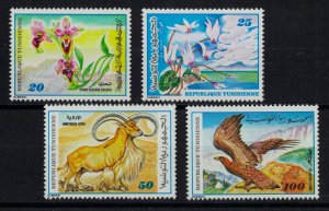 TUNISIA 1980 - Nature, birds, animals / complete set MNH