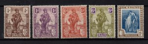 Malta 1922-26 mint LHM collection to 1/- WS36551