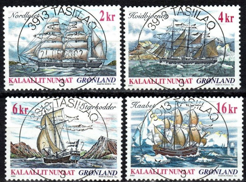 Greenland #397-400 F-VF Used CV $11.05 (X5556)