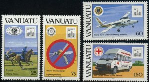 Vanuatu #623-626 Service Organizations Postage Stamps 1994 Mint LH