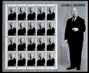 US #3226 FULL SHEET, Alfred Hitchcock, VF/XF mint never hinged,  super fresh,...