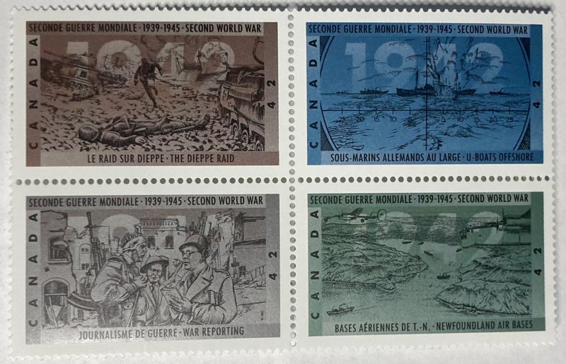 CANADA 1992 #1451a Second World War - MNH