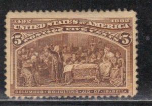 United States Scott # 234, mint hr
