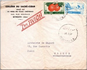 Lebanon 1957 - Airmail - Beyrouth - J7463