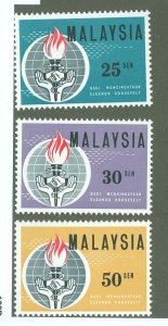 Malaysia #9-11 Unused Single (Complete Set)