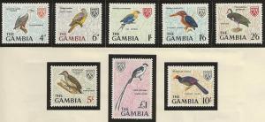 Gambia BIRDS  MNH S.C. 215 - 227