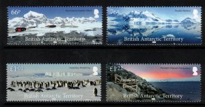 BRITISH ANTARCTIC 2018 Landscapes; Scott 567-70, SG 758-61; MNH