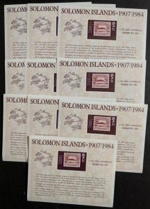 EDW1949SELL : SOLOMON ISLANDS Collection of 12 diff. S/S, 10 of each. Cat $740.