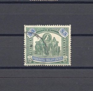 FEDERATED MALAY STATES 1922/34 SG 80 USED Cat £275