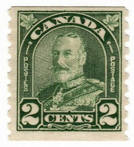 (I.B) Canada Postal : 2c Green Coil (SG 306)