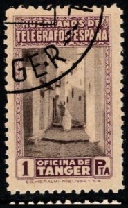 1937 Spain Cinderella 1 Peseta Home School for Orphans Postal Workers Used