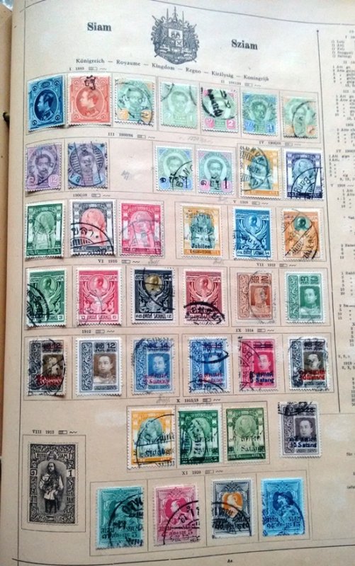 Thailand - Siam  old stamps lot