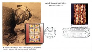 FDC 2004 SC #3873 Fleetwood, Kutenai Parfleche - Santa Fe NM - Single - J3162