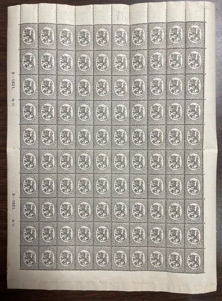 *84/161 8 DIFFERENT SHEETS OF 100, SCOTT $525