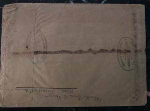 1934 Villeta Paraguay LZ 127 Graf Zeppelin Oversized Cover To Rotterdam Holland