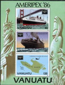 VANUATU 421a MH S/S SCV $6.25 BIN $3.00 SHIPS