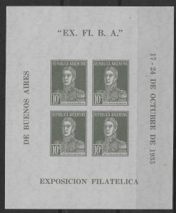 THEMATICS PHILATELIC EXHIBITIONS: Argentina 1935 Buenos Aires Philatelic - 70327