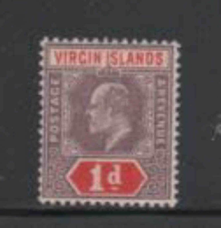 VIRGIN ISLANDS #30 1904 2p KING EDWARD VII MINT VF NH O.G d