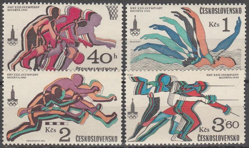 Czechoslovakia #2293-6   MNH CV $3.20  (K1179)