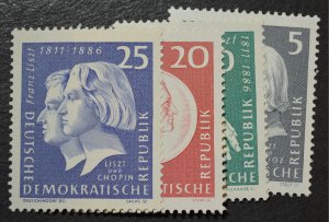 DDR Sc # 570-573, VF MNH