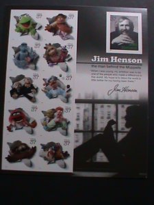 UNITED STATES-2005-SC# 3944 JIM HENSON AND THE MUPPETS - MNH-SHEET VERY FINE