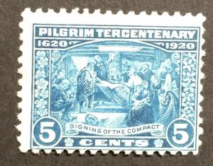 550 MNH, Bright stamp, Pilgrim Terc 5c