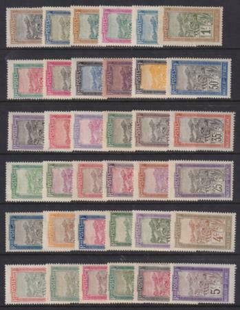 Madagascar 1908-1928 SC 79-114 MLH Set