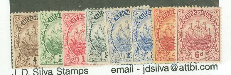 Bermuda #81/91 Unused