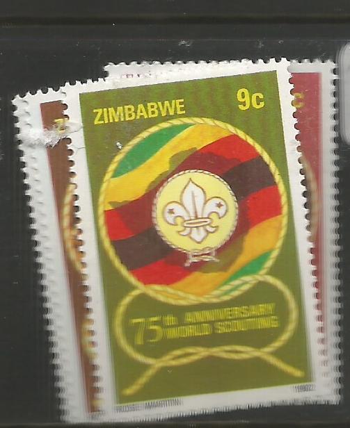 Zimbabwe SC 452-5 MNH (7cuq)