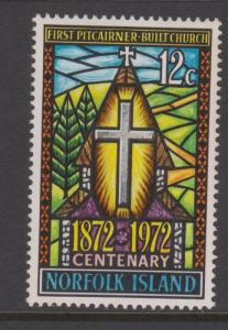 Norfolk Island 1972 Christmas & All Saints Church Sc#150-151 MLH