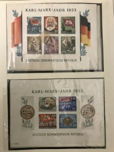 East Germany 1949/67 MH Unused MNH Album Collection(500+)ALB964