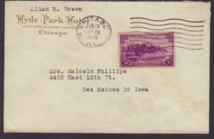 Hyde Park Hotel,Chicago,IL 1945 Cover