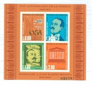 Honduras #C530a  Souvenir Sheet (Art)