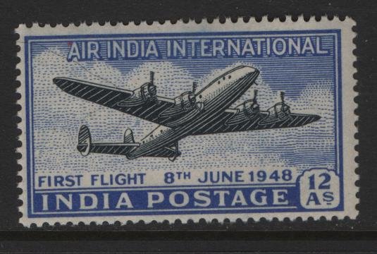 INDIA C7 MNH LOCKHEED CONSTELLATION ISSUE 1948