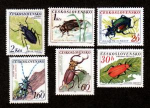 Czechoslovakia # 1144-1149 Mint Bugs!