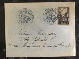 1945 paris France Cover Stamp Day Oradour